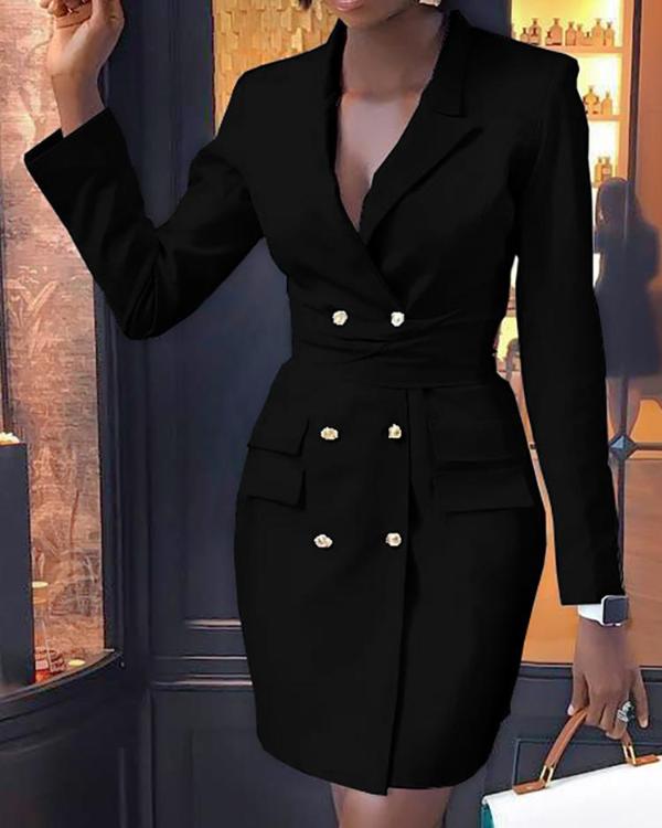 chic me blazer dress