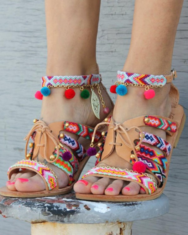 pom pom sandals online