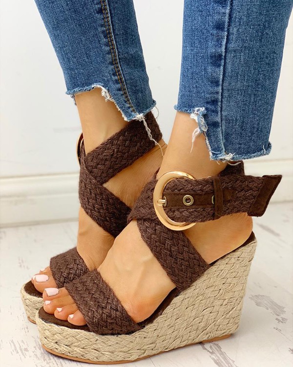 espadrille wedge sandals