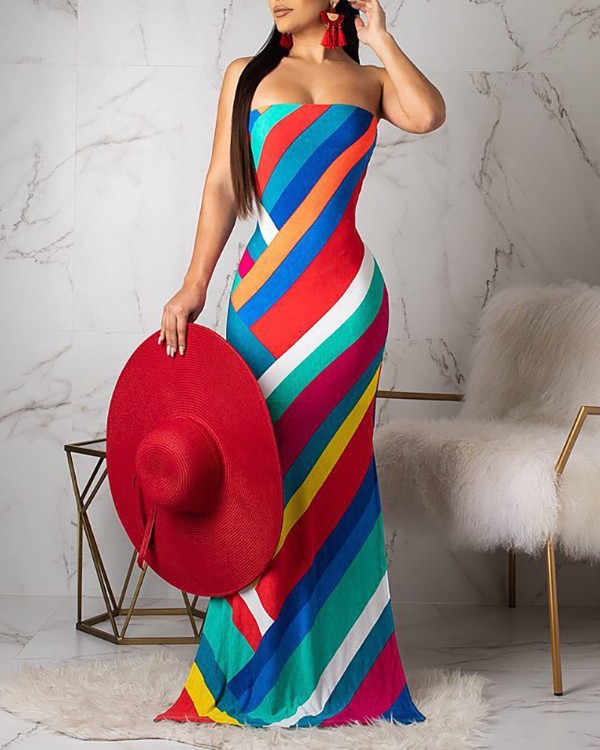 flared maxi dress online