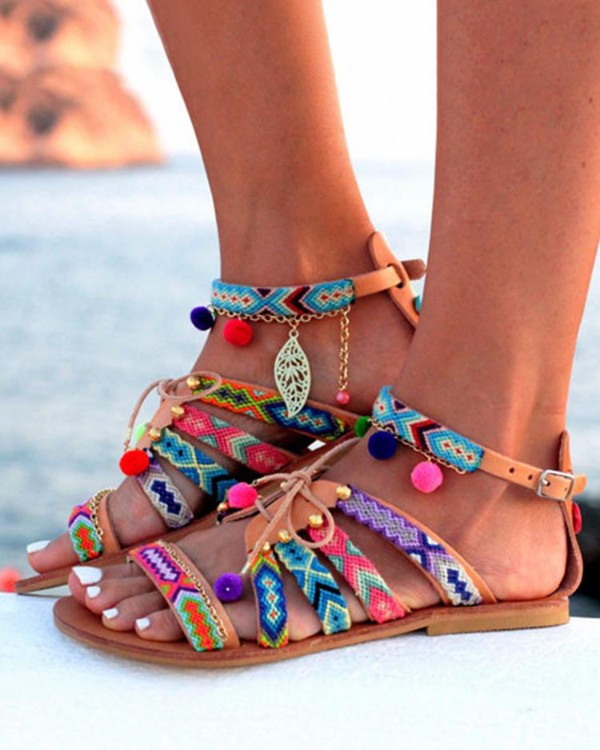 pom pom sandals online