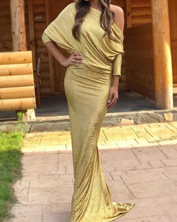 batwing cocktail dress