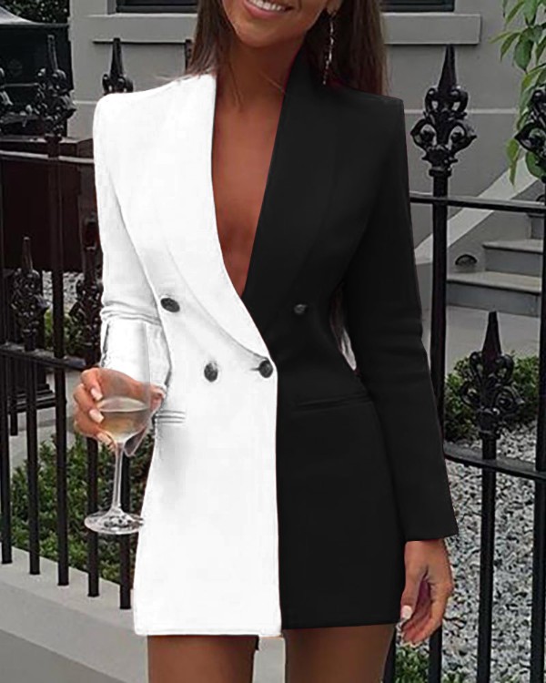 chic me blazer dress
