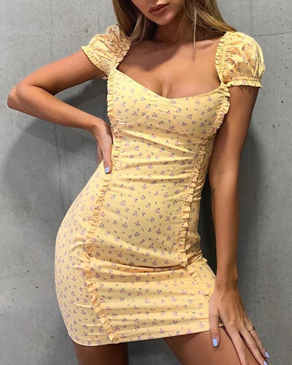 chic me yellow dress