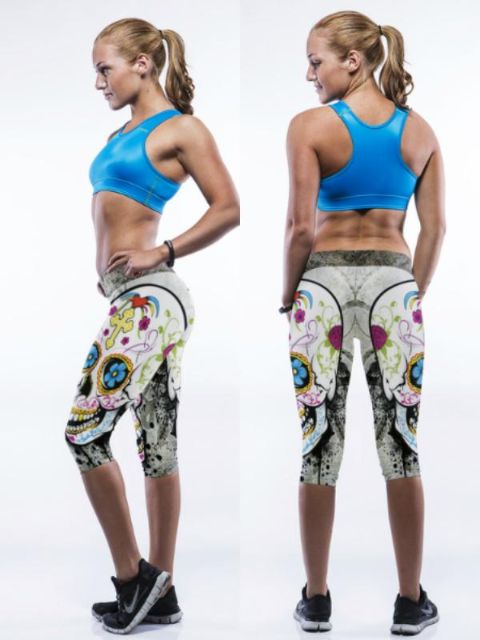 knee length gym leggings