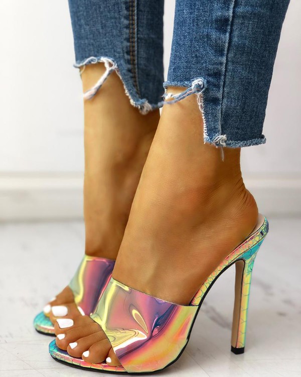 transparent heel sandals online