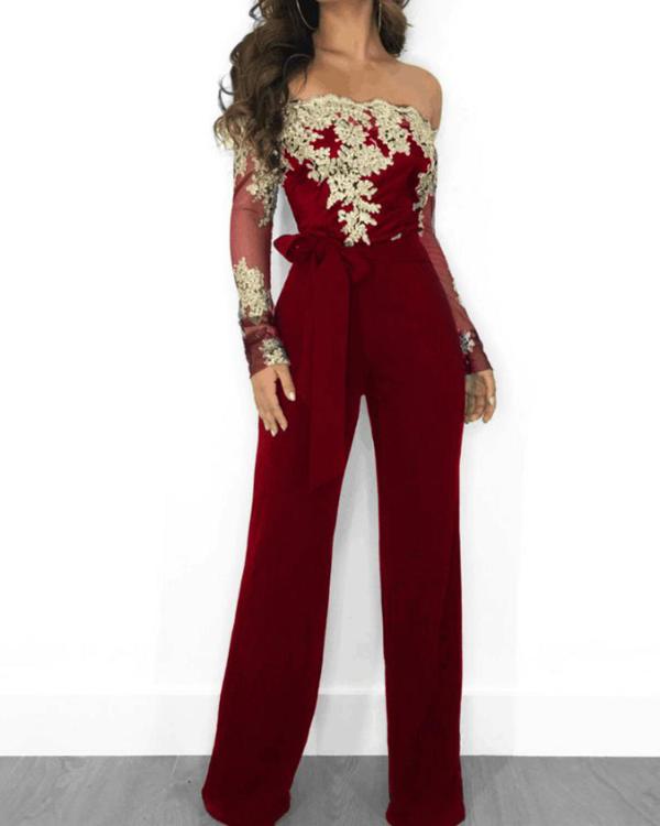 ivrose red jumpsuit