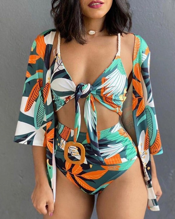 swimsuit with matching cover