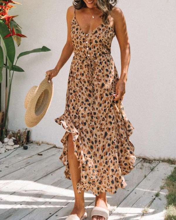 spaghetti strap maxi dress uk