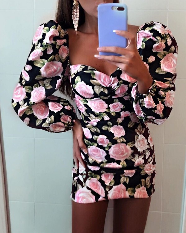 long floral dresses online