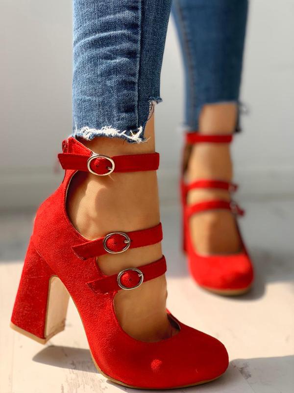 chunky heels online
