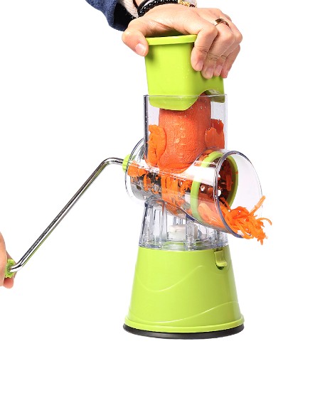 Manual Vegetable Cutter Slicer Multifunctional Round Mandoline Slicer