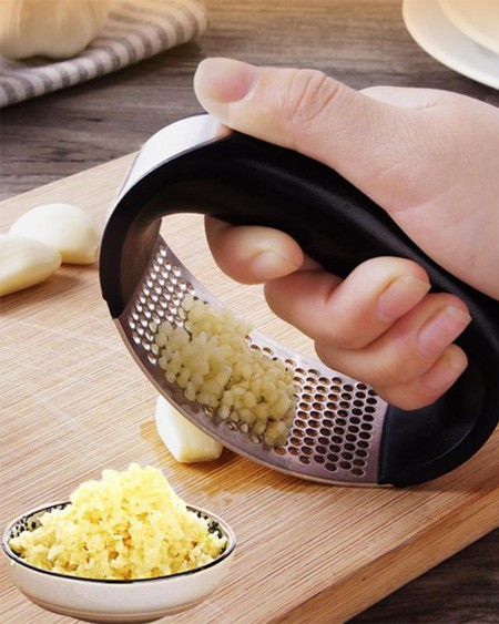 Multi-function Manual Garlic Grinding Slicer Chopper Stainless Steel Garlic Presses