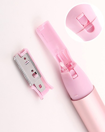 Electric Face Eyebrow Scissors Hair Trimmer Mini Portable Shaver