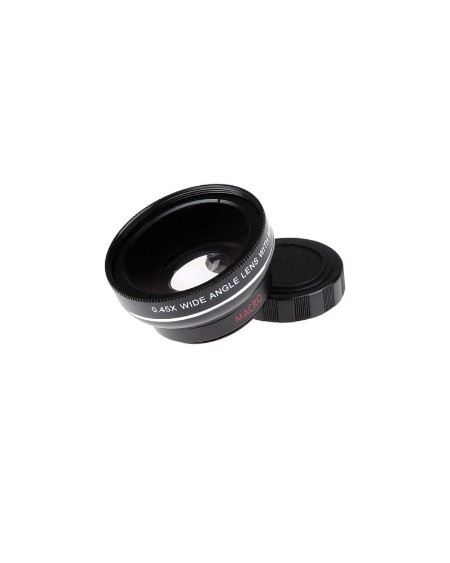 Universal Phone Professional 37MM 0.45X 49UV Super Wide Angle + Macro Clip Lens