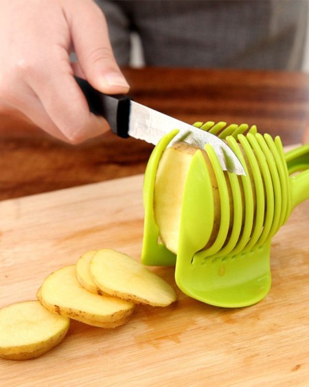 Vegetable Fruit Cutter Potato Tomato Onion Lemon Peel Slicer