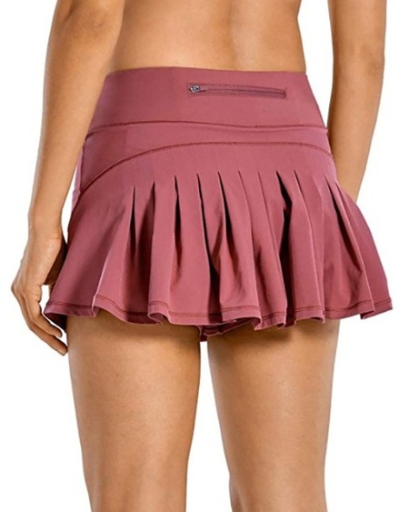 High Waist Double Layered Pockets Ruffles Yoga Short
