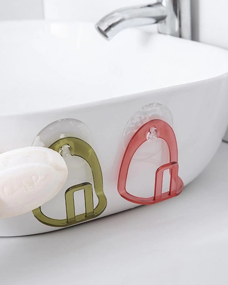 Kitchen Suction Cup Sink Drain Rack Sponge Storage Holder