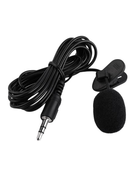 Portable External 3.5mm Hands-free Mini Wired Clip-on Lapel Lavalier Microphone For PC Laptop 3.5mm External
