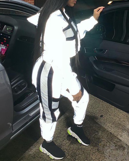 Hooded Reflective Sporty Sets