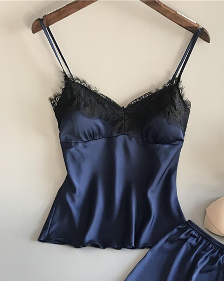 Spaghetti Strap Lace Lingerie Set