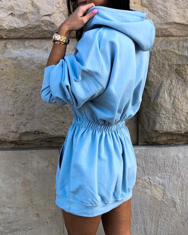 hoodie mini dress