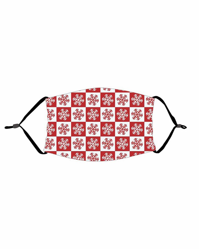

Christmas PM 2.5 Earloop Face Mask With Fliter For Adults, Style10