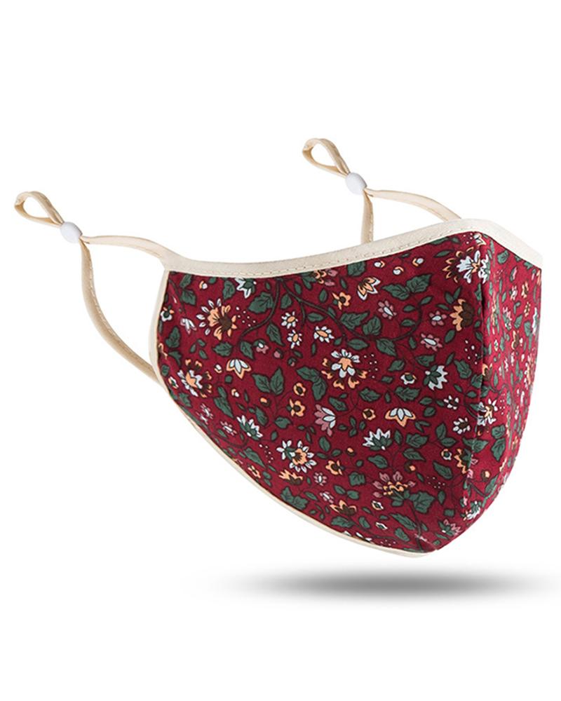 

Ditsy Floral Print Breathable Face Mask, Style6