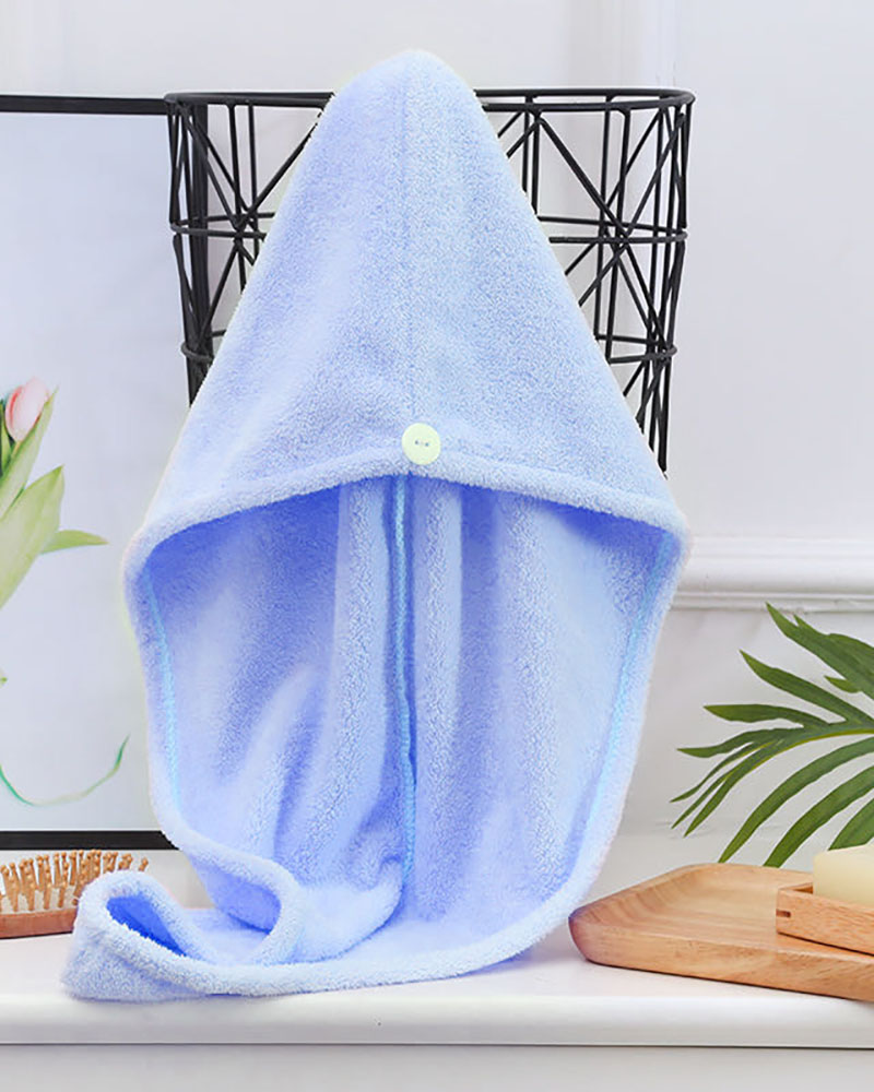 

Quick Magic Hair Dry Hat, Light blue