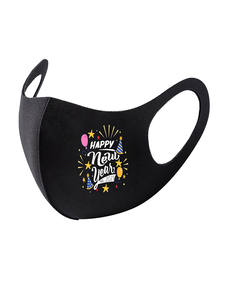 

Letter Print Breathable Face Mask, Style4