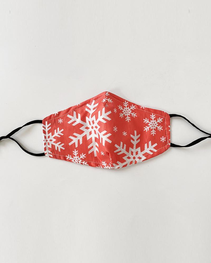 

Christmas Print Valve PM 2.5 Face Mask With Filter For Kids, Style9