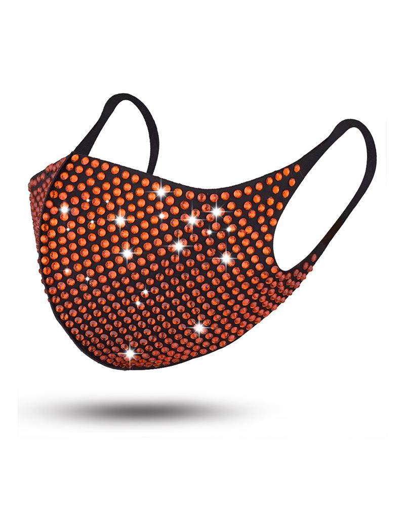 

Studded Breathable Face Mask, Orange