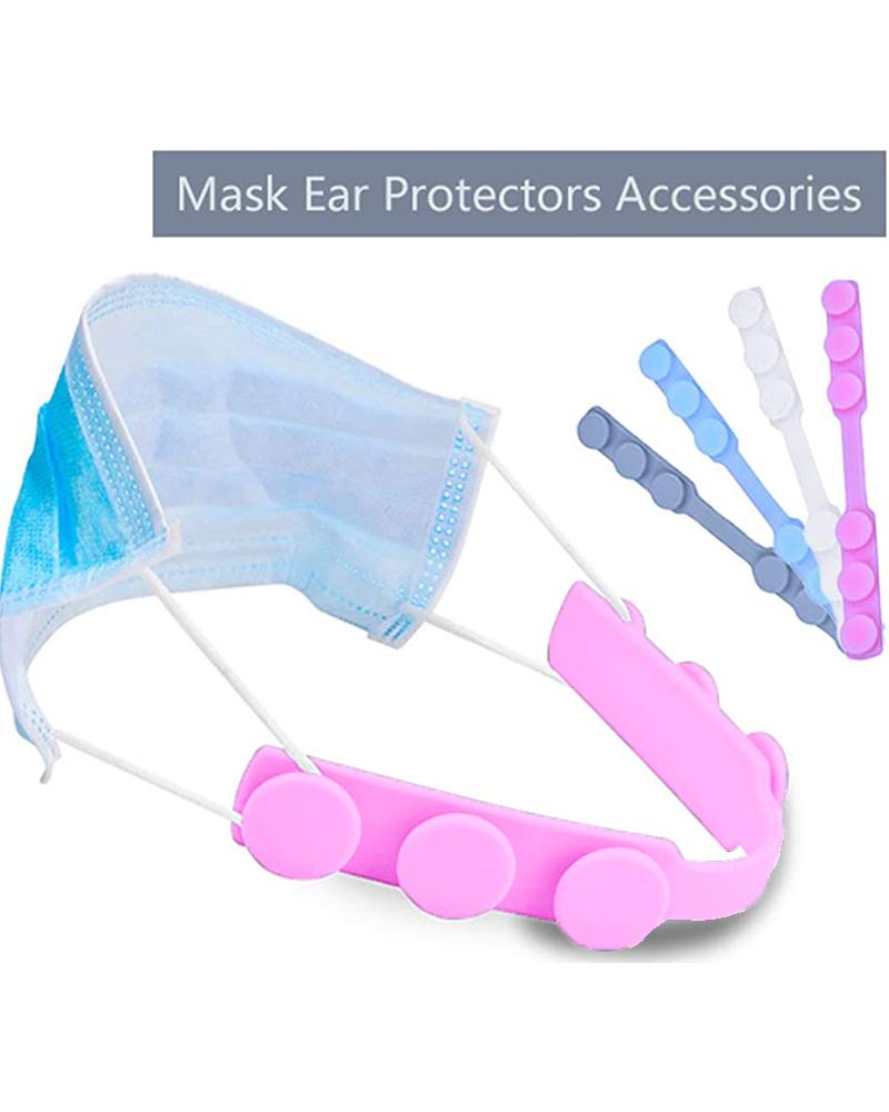 

Silicone Mask Strap Extender Anti-Tightening Mask Holder Hook Ear Strap, Pink