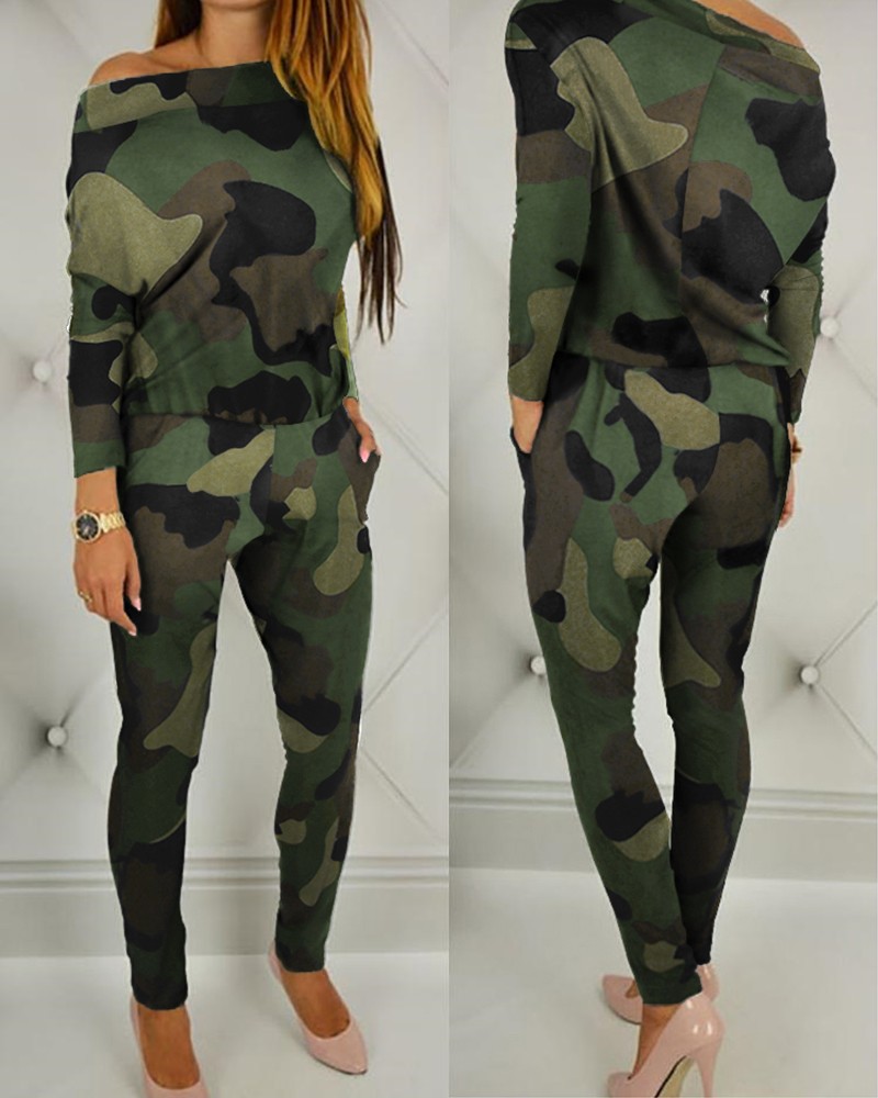camouflage jumpsuits