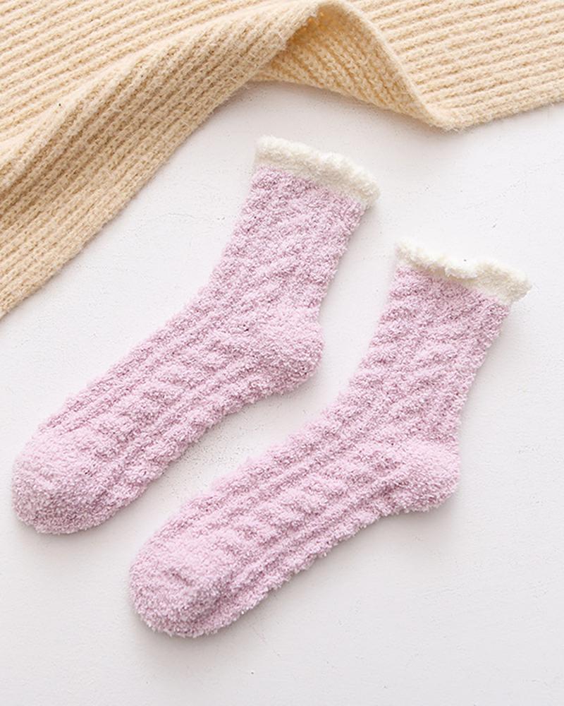

Warm Lamb Wool Socks, Style7