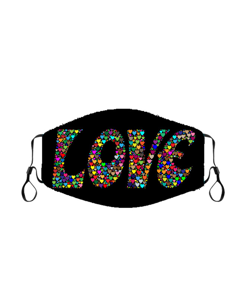 

Valentine's Day Breathable Face Mask, Style5
