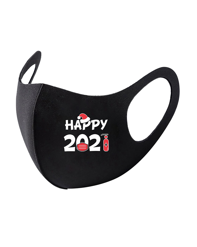 

Letter Print Breathable Face Mask, Style3