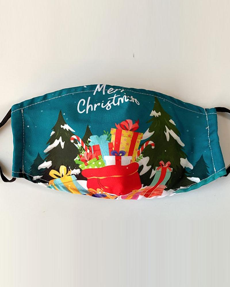 

Christmas Mixed Print Breathable Face Mask, Style11
