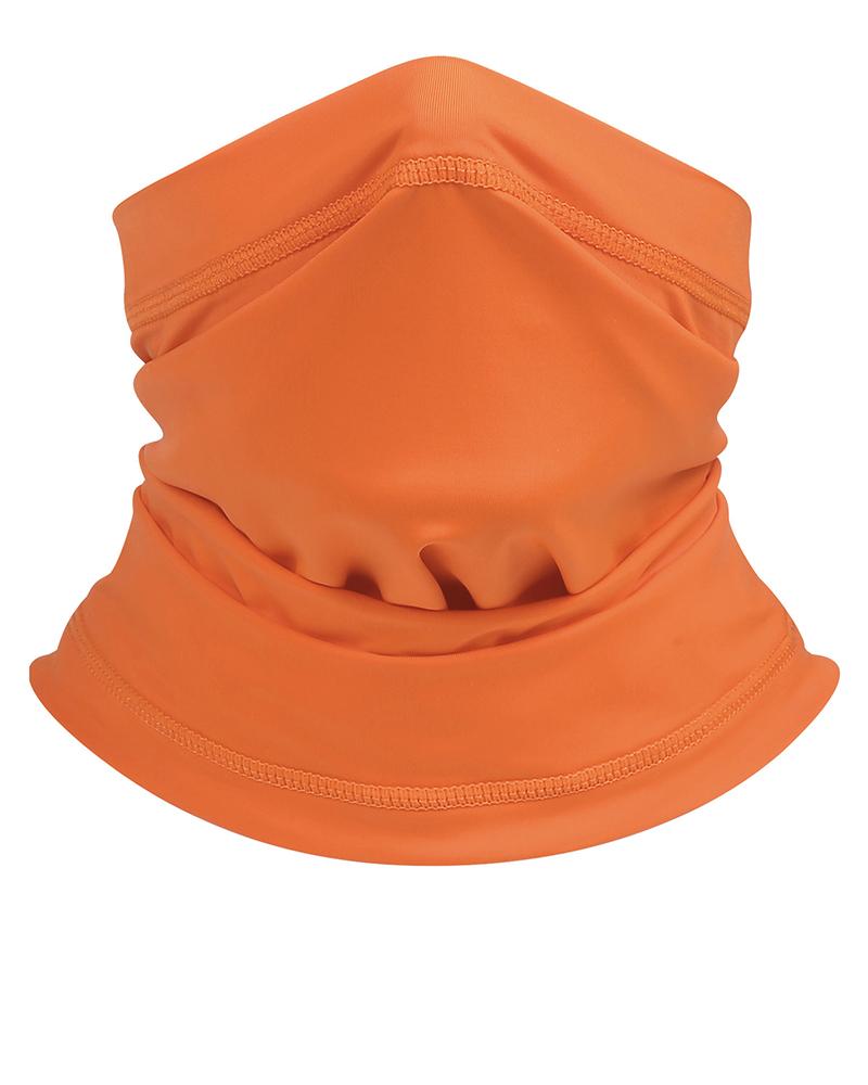 

Solid Summer Neck Gaiter Face Cover Headwear Bandana, Orange