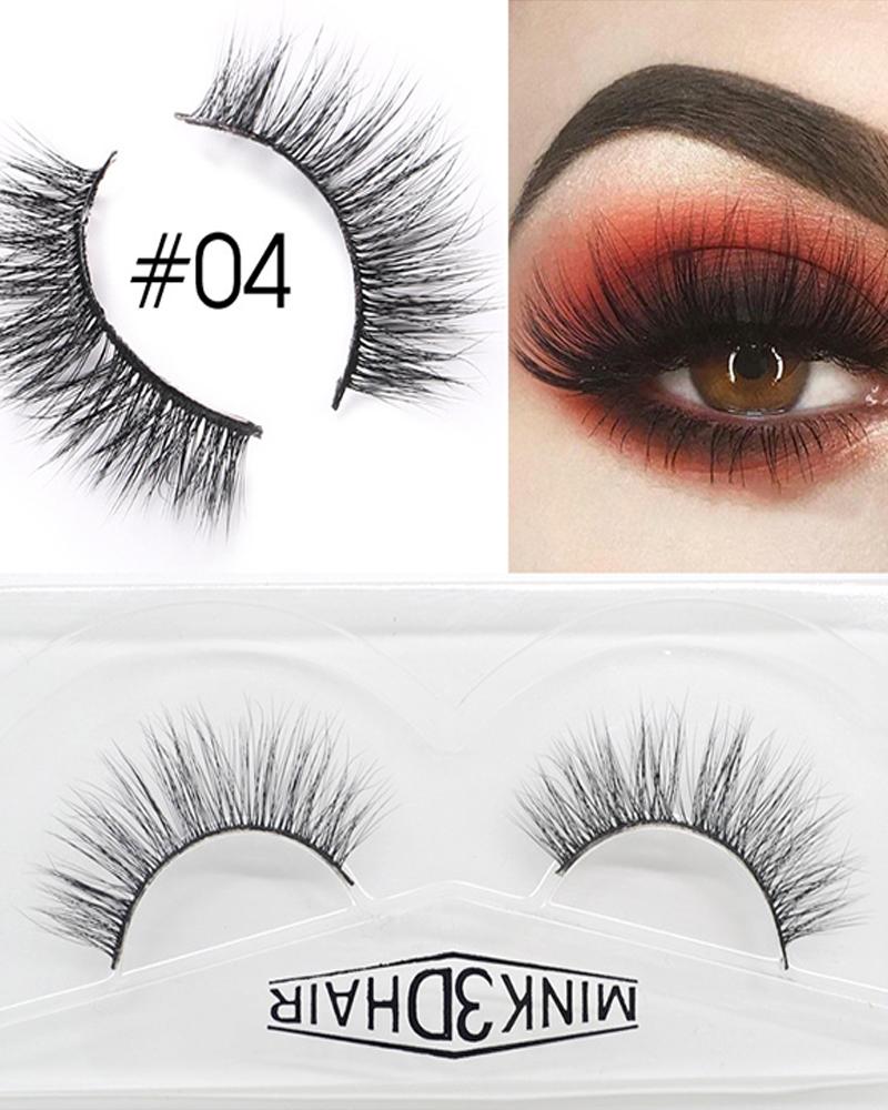 

1 Pair Volume Curly False Eyelashes, Style4