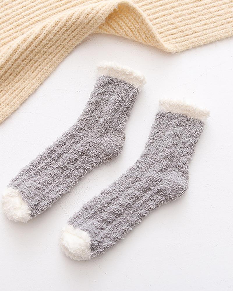 

Warm Lamb Wool Socks, Style4