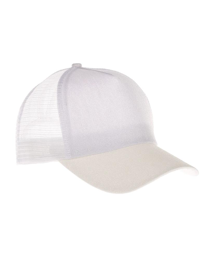 

Glitter Baseball Cap, White