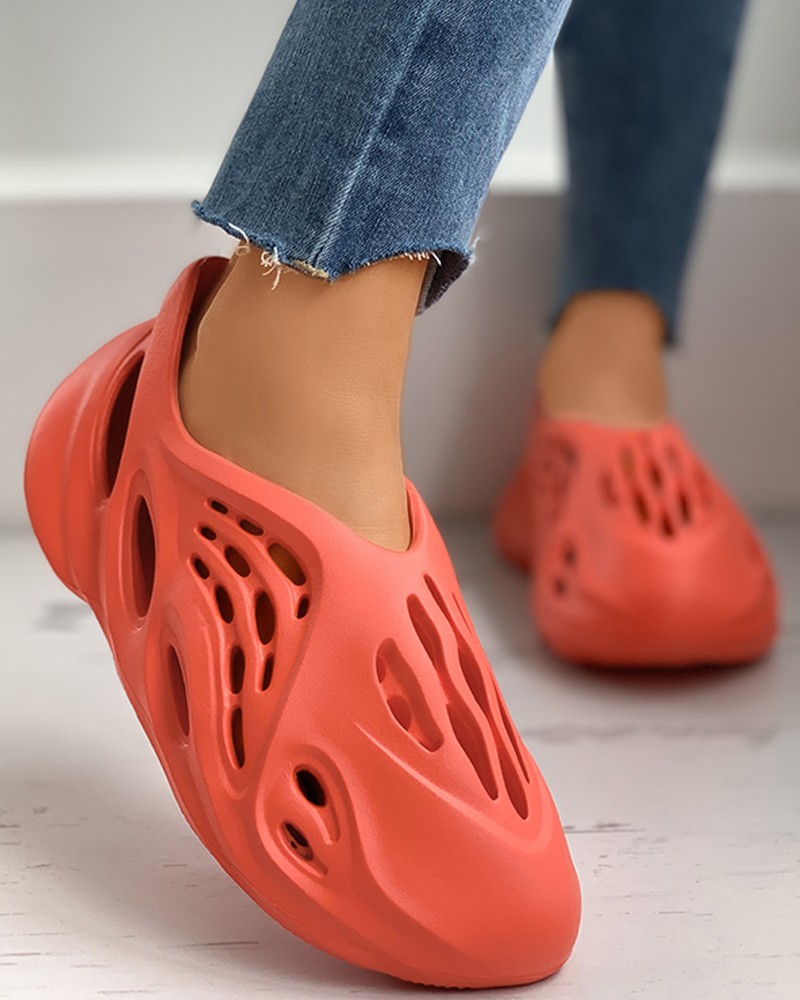 hollow out beach sandals