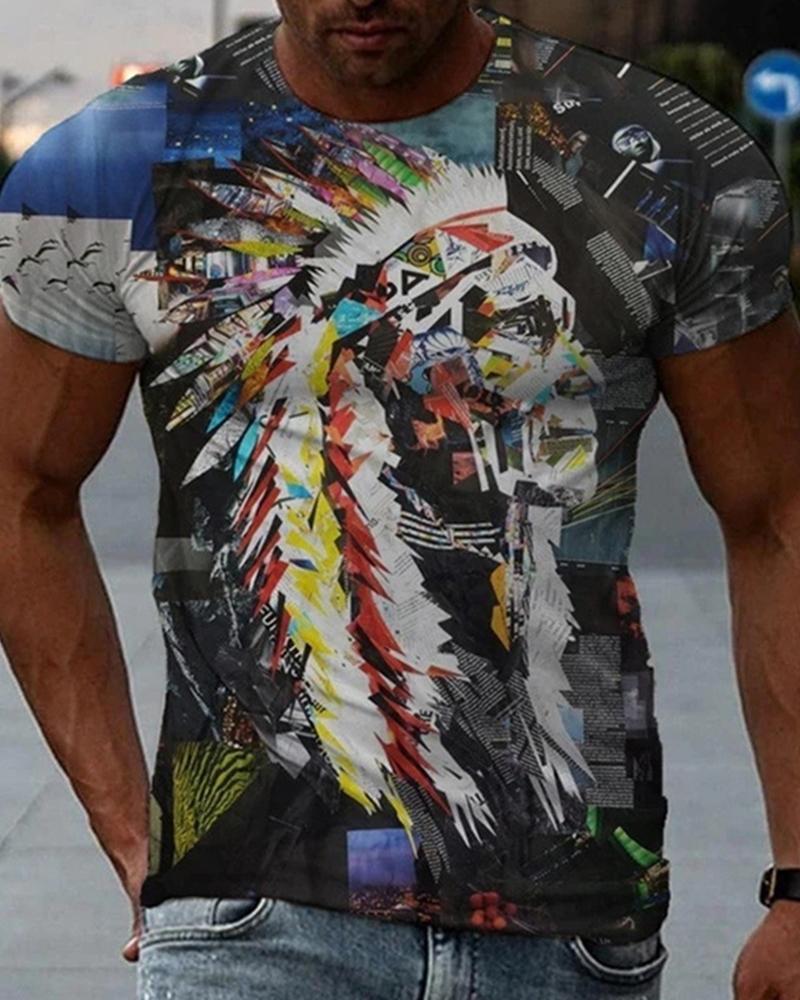 

All Over Print Short Sleeve T-shirt, Style3