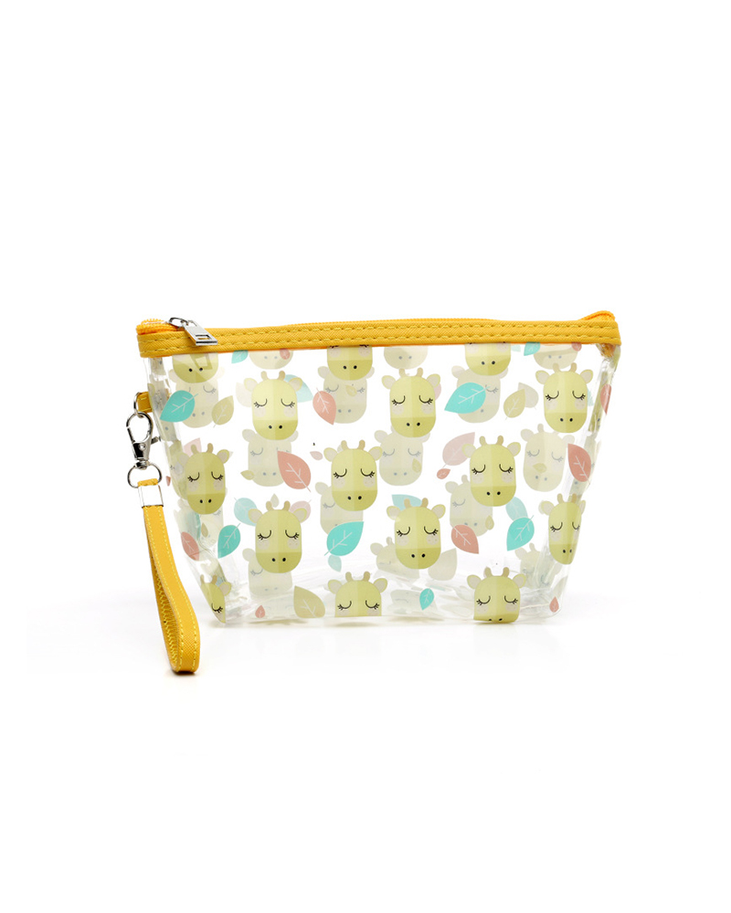 

Animal / Fruit Print Transparent Waterproof Makeup Bag, Style1
