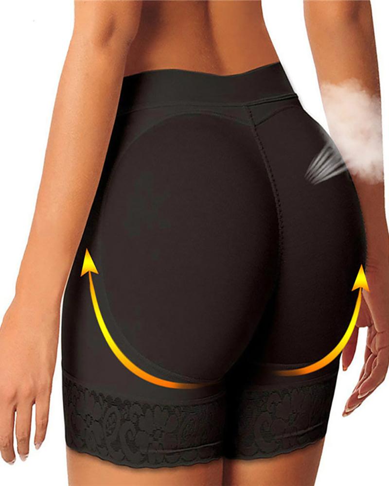 

Butt Hip Enhancer Fake Hip Shapwear Briefs Body Shaper Padded Butt Lifter Panty, Black