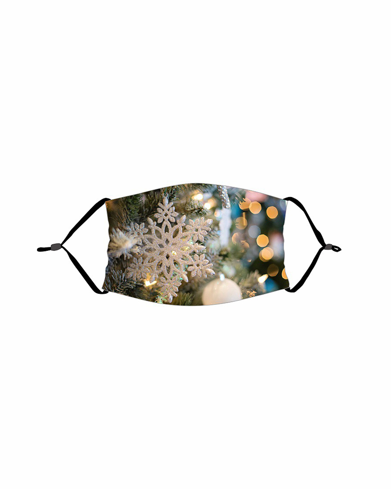 

Christmas PM 2.5 Earloop Face Mask With Fliter For Kids, Style3