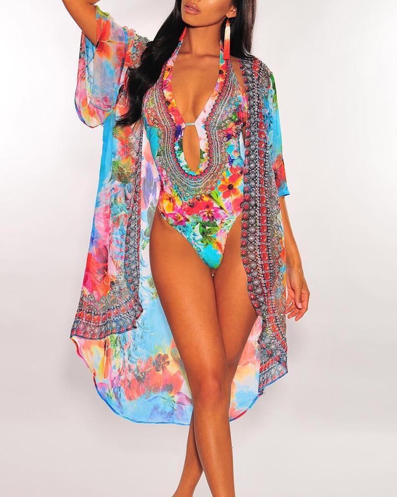 one piece swimsuits with cover up