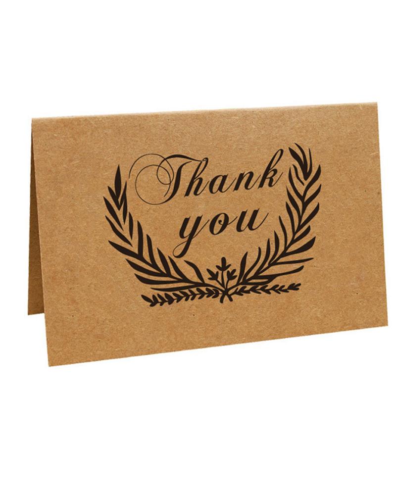 

1PCS Letter Print Greeting Card, Style6