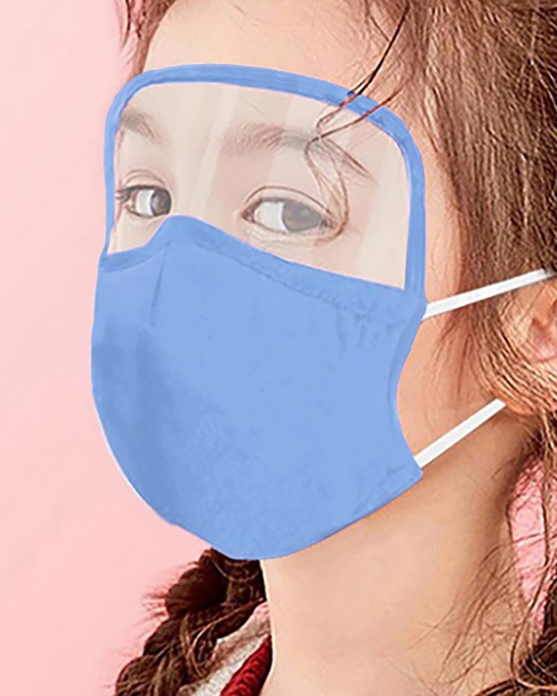 

Children Outdoor Face Protective Face Mask With Eyes Shield, Blue